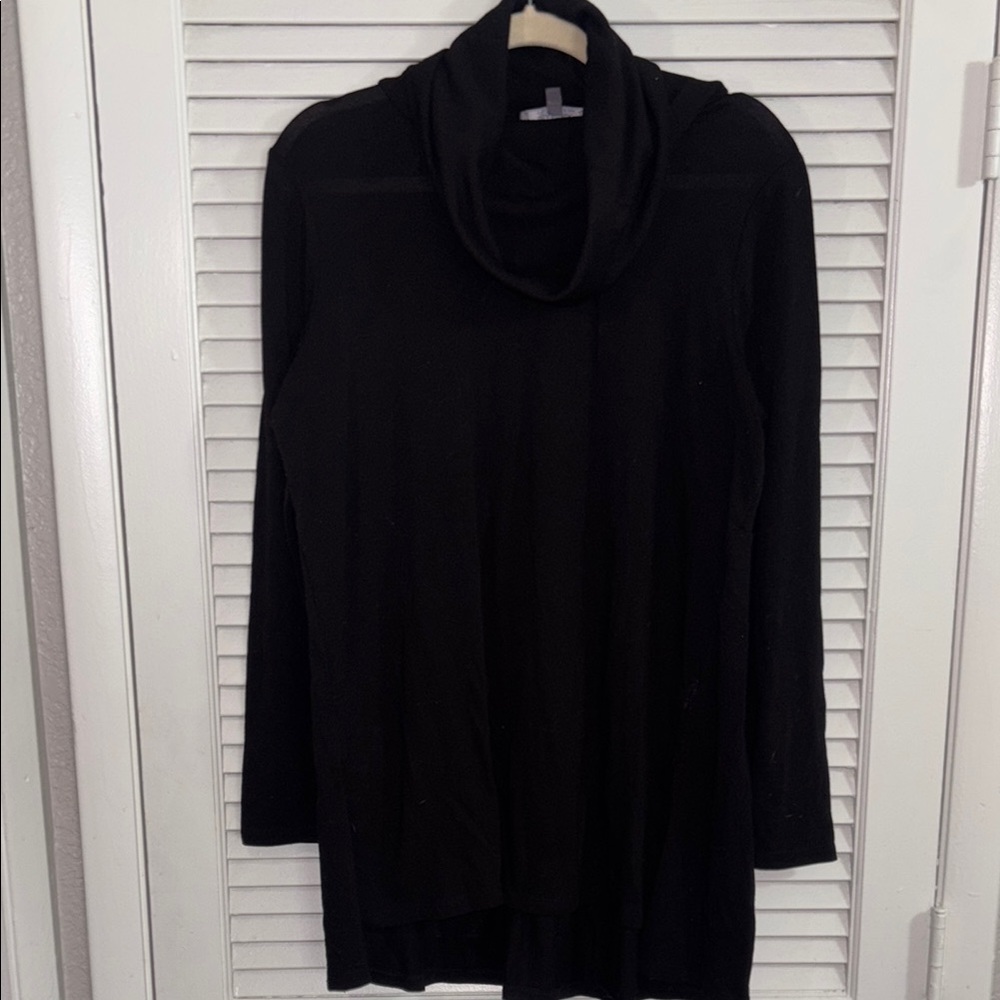 Women's Black Cowl Neck Sweater